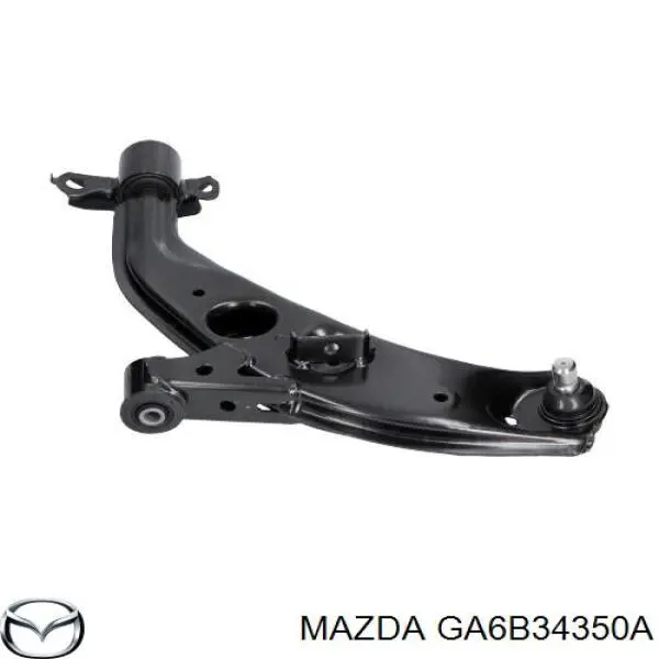 Важіль передньої підвіски нижній, лівий GA6B34350A Mazda