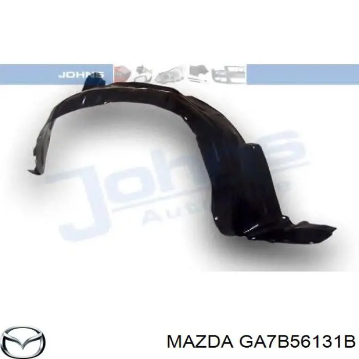 Подкрильнікі переднього крила, правий Mazda GA2K56131A ціна, від 12.19 USD