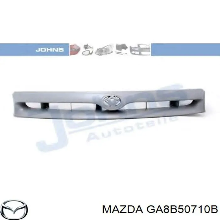 Облицювання радіатора Mazda GA8B50710B ціна, від 23.72 USD