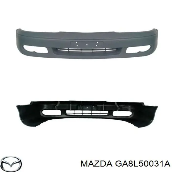GA8L50031A Mazda бампер передній