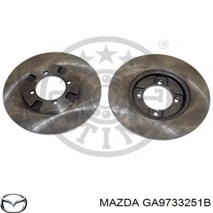 GA9733251B Mazda диск гальмівний передній