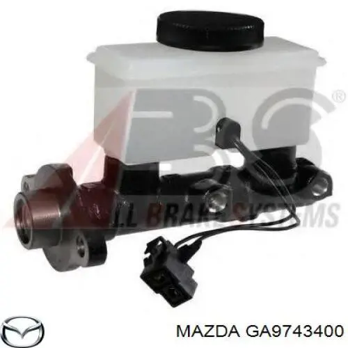 GA9743400 Mazda Циліндр гальмівний, головний