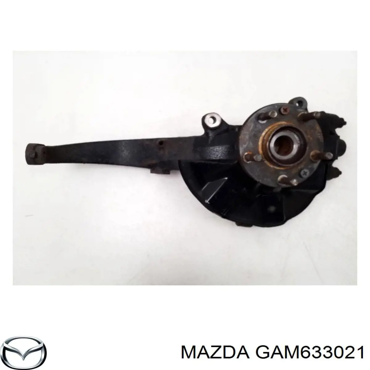 GAM633021 Mazda цапфа - поворотний кулак передній, правий