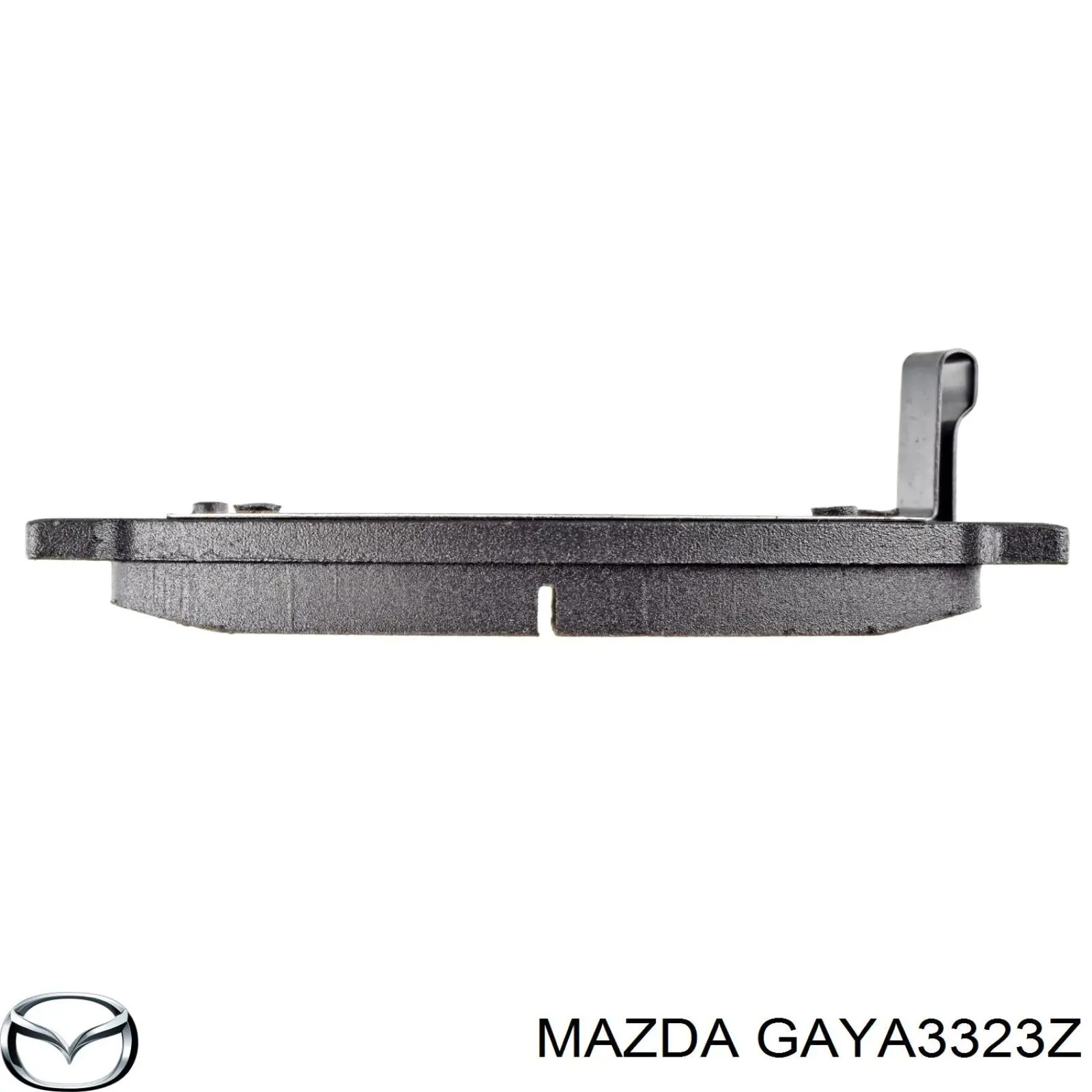 Колодки гальмівні передні, дискові GAYA3323Z Mazda