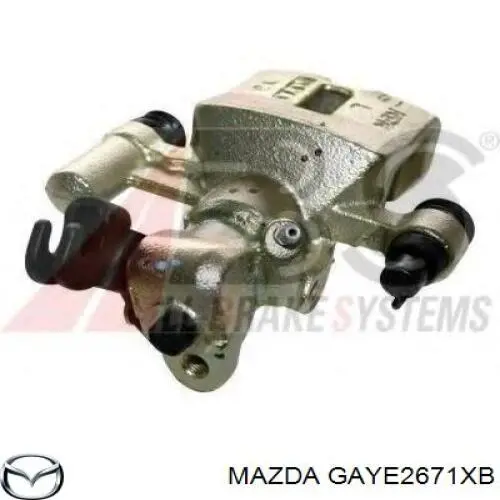 GAYE2671XB Mazda супорт гальмівний задній лівий