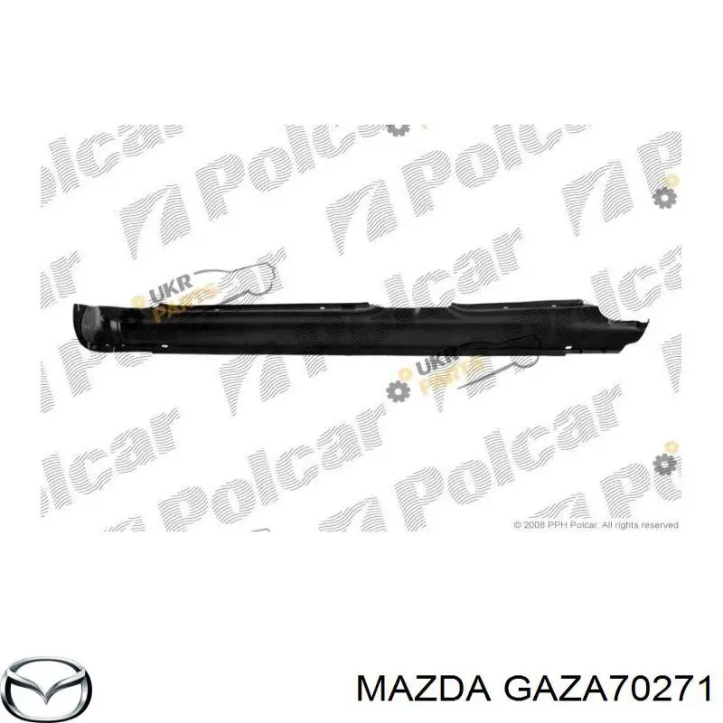 Купити GAZA70271 Mazda Поріг зовнішній правий