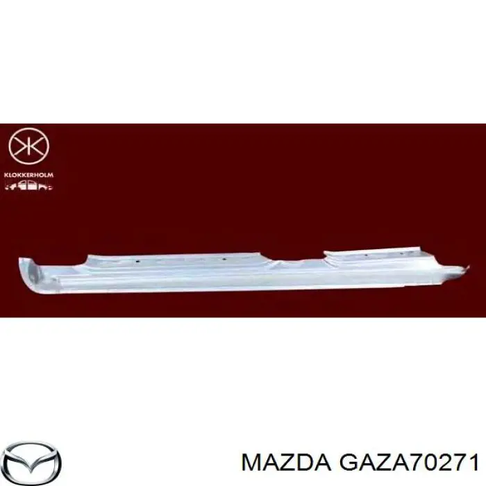 GAZA70271 Mazda поріг зовнішній правий