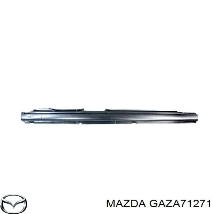 Поріг зовнішній лівий GAZA71271 Mazda