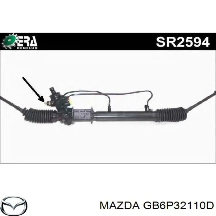 Управління рульове в зборі Mazda GB6H32110C ціна, від 53.55 USD