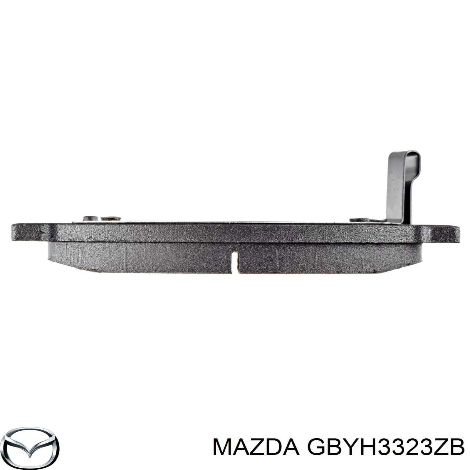 Колодки гальмівні передні, дискові GBYH3323ZB Mazda