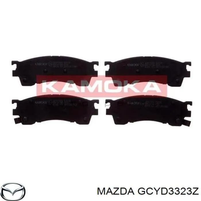 Колодки гальмівні передні, дискові GCYD3323Z Mazda