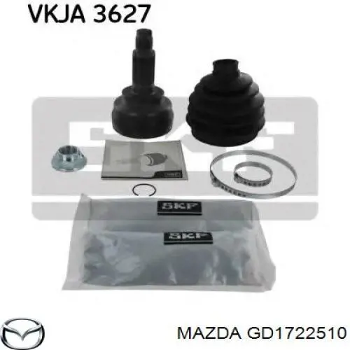 Граната колісна Mazda GD1722510 ціна, від 31.67 USD