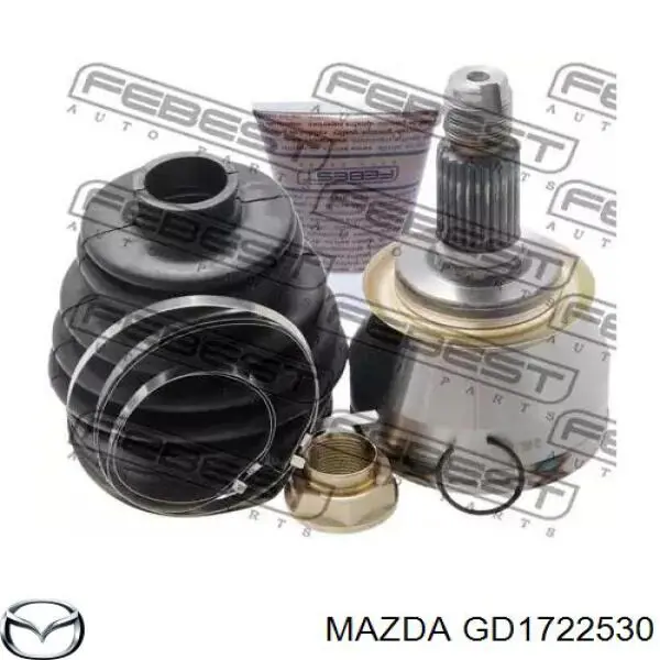 Пильник ШРУСа зовнішній GD1722530 Mazda
