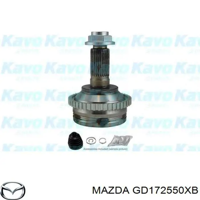 Піввісь (привід) передня, права Mazda 626 5 (GW) (Мазда 626)
