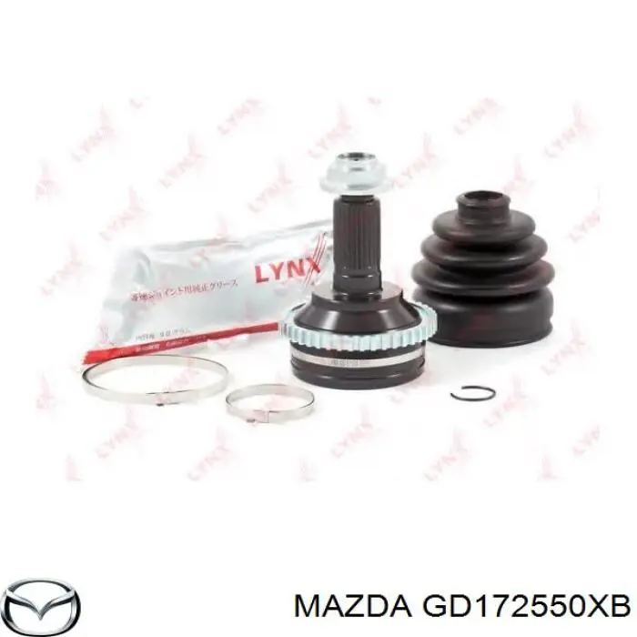 GD172550XB Mazda Привід передній правий