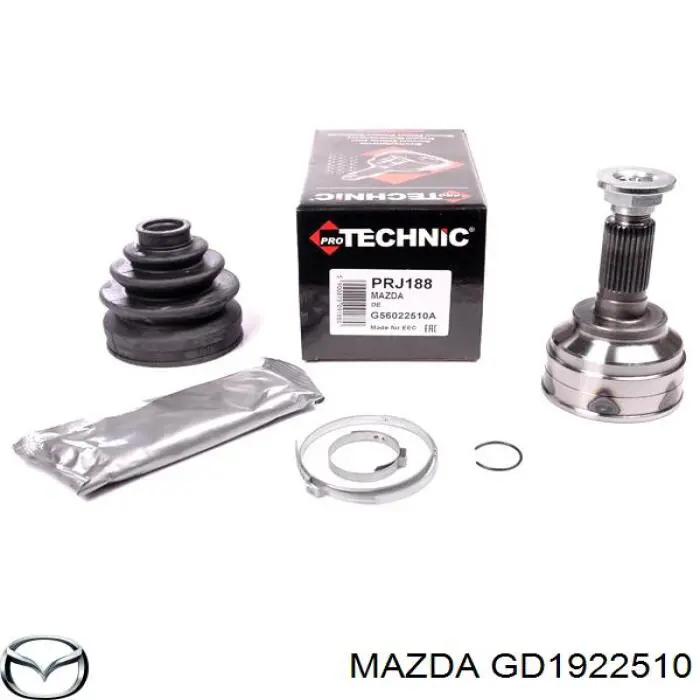Купити GD1922510 Mazda Шарнір приводу зовнішній