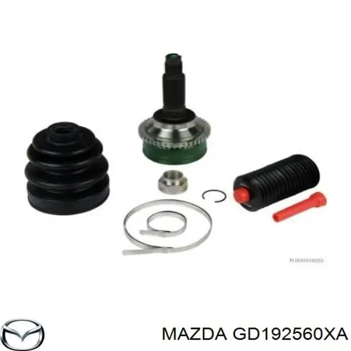 Привід передній лівий Mazda GD192560XA ціна, від 552.27 USD