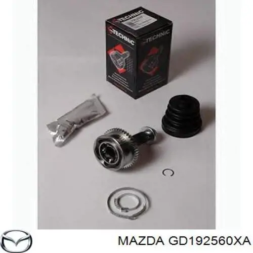 Купити GD192560XA Mazda Ліва піввісь