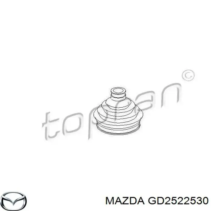 Купити GD2522530 Mazda Пильник шарніра приводу