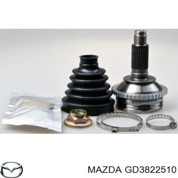 Граната колісна Mazda GD3822510 ціна, від 36.72 USD