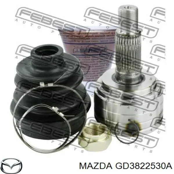 Пильник ШРУСа зовнішній, правий Mazda GD3822530A ціна, від 11.54 USD