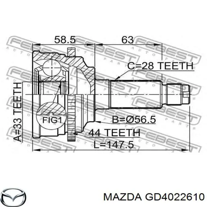  GD4022610 Mazda