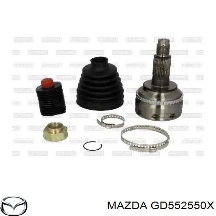Піввісь (привід) передня, права Mazda 6 MPS (GG) (Мазда 6)