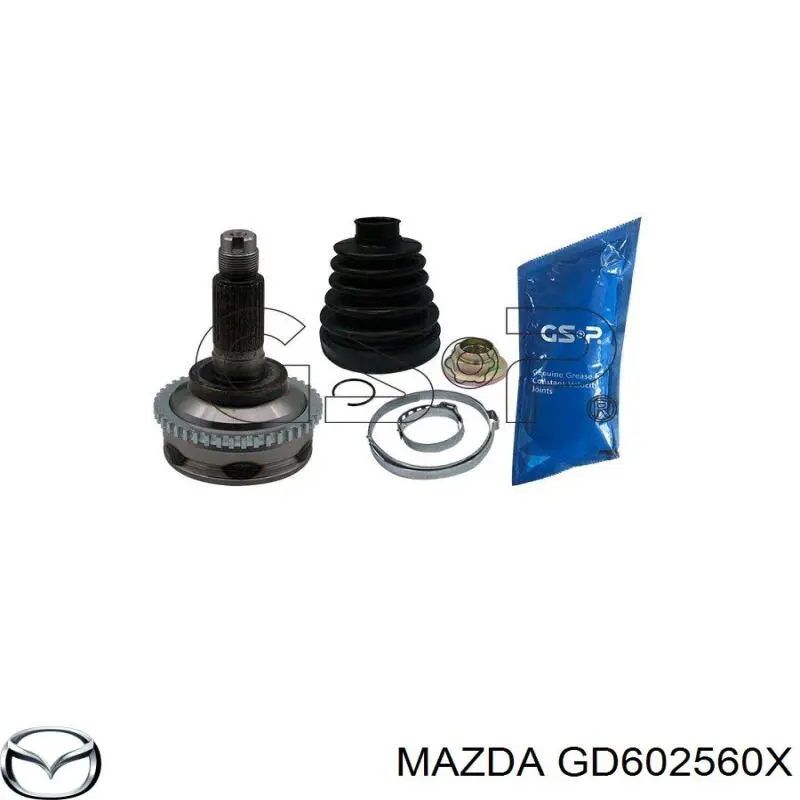 Привід передній лівий Mazda GD602560X ціна, від 53.21 USD