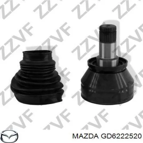 ШРУС внутрішній, передній, правий Mazda GD6222520