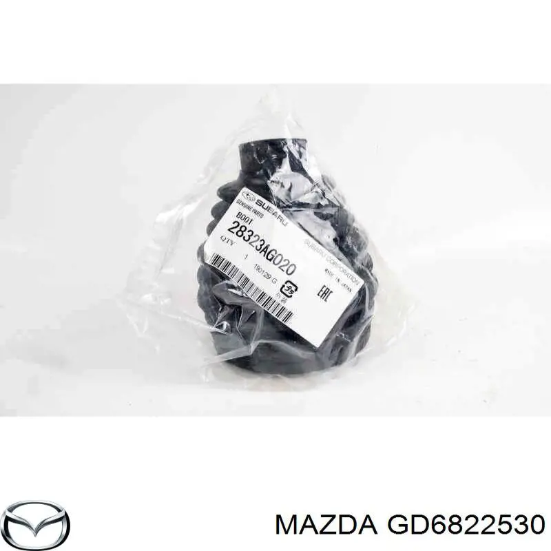 GD6822530 Mazda пильник шруса зовнішній, задньої піввісі