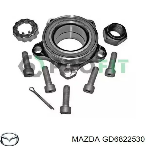 Пильник зовнішньої гранати, задньої півосі Mazda GD6822530 ціна, від 13.14 USD