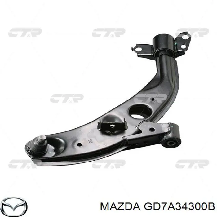 Купити GD7A34300B Mazda Важіль передньої підвіски нижній, правий
