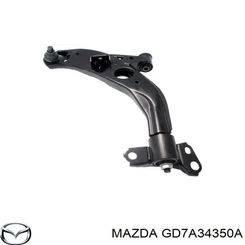 Купити GD7A34350A Mazda Лівий важіль передній нижній підвіски