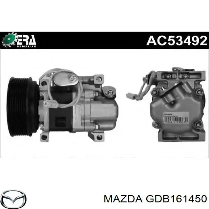 Купити GDB161450 Mazda Компресор кліматичної установки