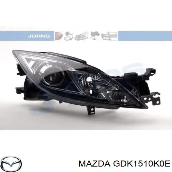 GDK1510K0E Mazda фара права