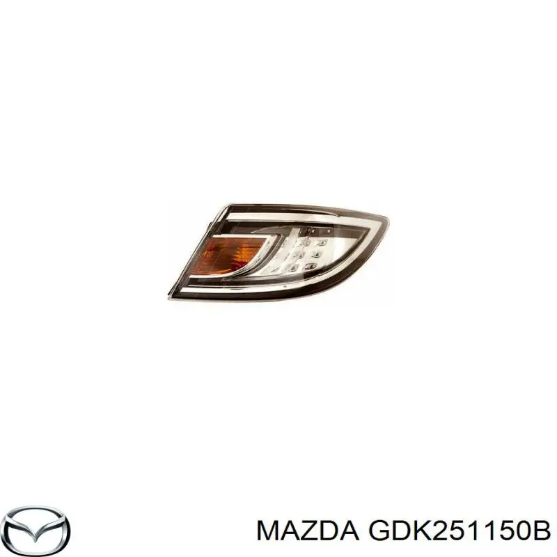 GDK251150B Mazda ліхтар задній правий, зовнішній