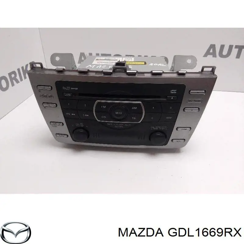 Магнітола (радіо AM/FM) Mazda GDL1669RX ціна, від 53.43 USD