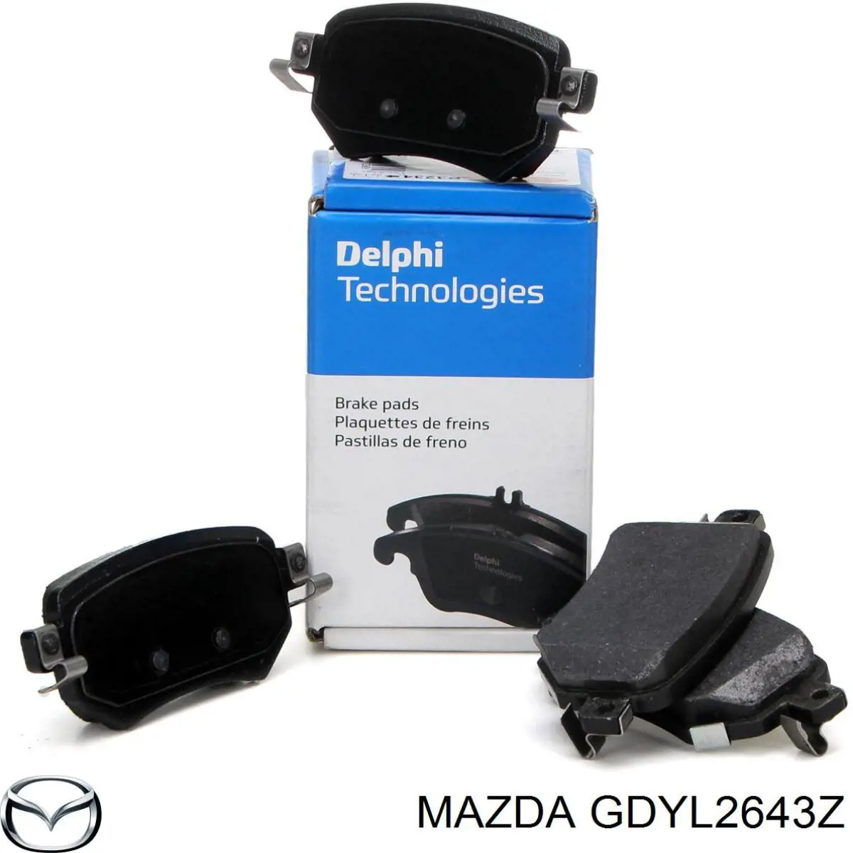 Купити GDYL2643Z Mazda Задні колодки