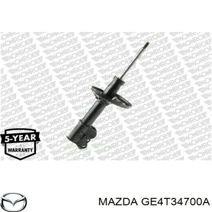 Амортизатор передній, правий Mazda GE4T34700A ціна, від 41.81 USD