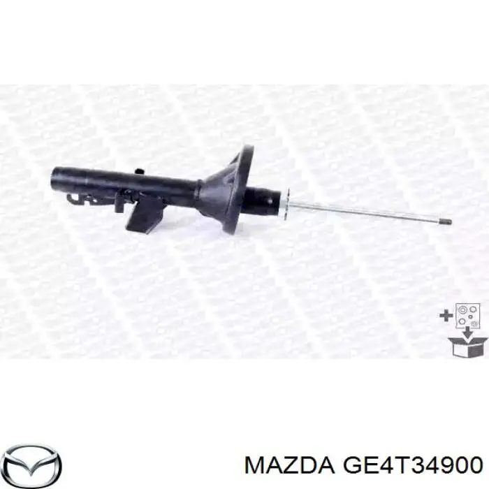 GE4T34900 Mazda амортизатор передній, лівий