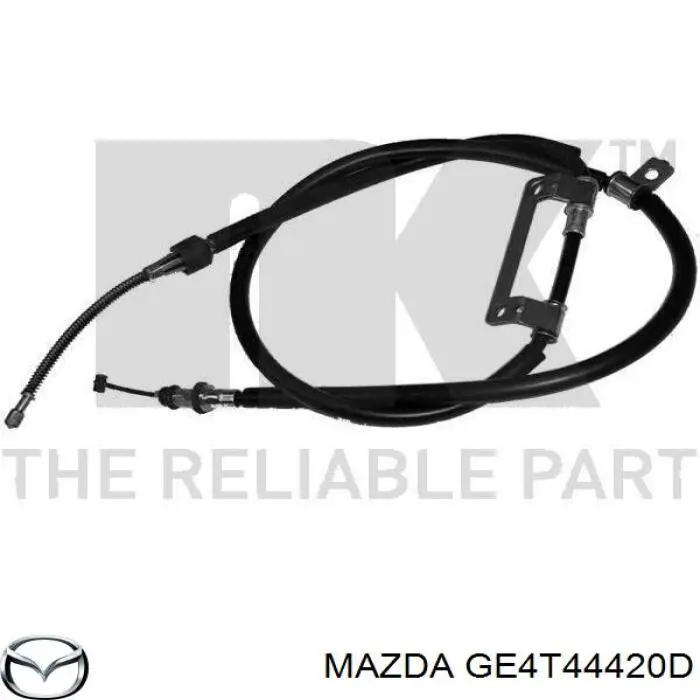 Трос ручного гальма задній, лівий GE4T44420D Mazda