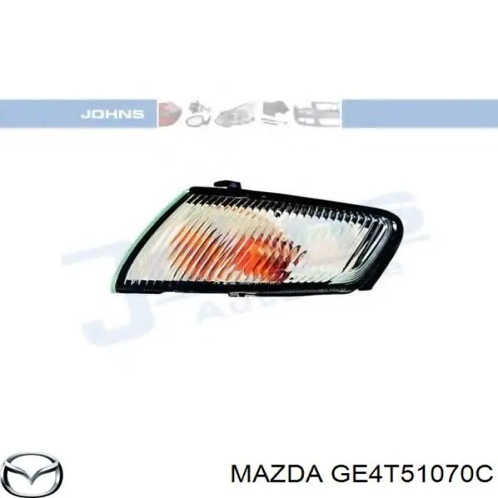 Поворотник лівий Mazda GE4T51070C ціна, від 13.28 USD