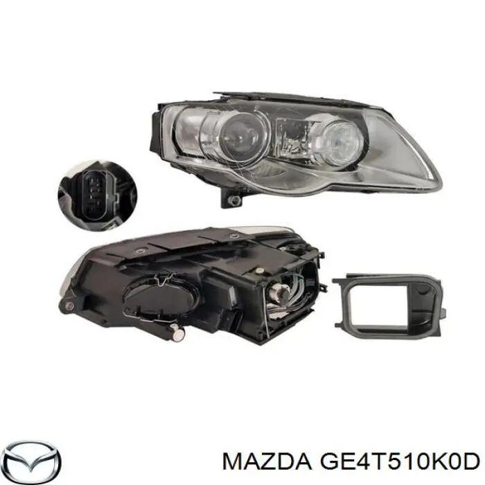 Фара правая Mazda GE4T510K0D ціна, від 80.31 USD
