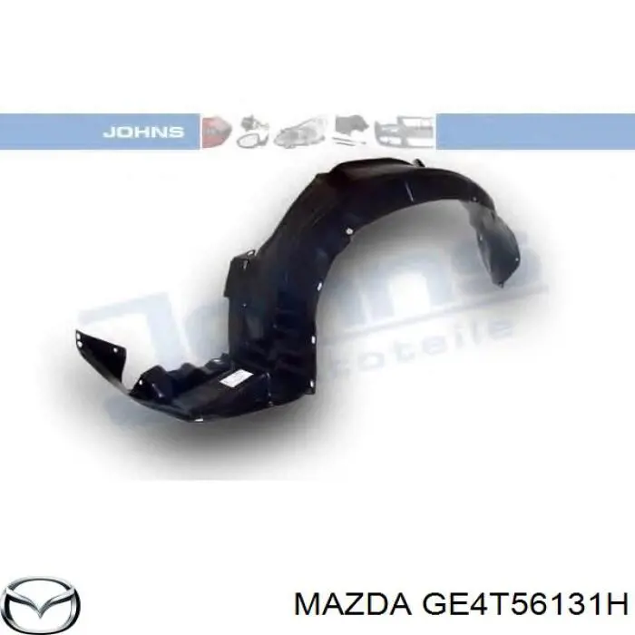 GE4T56131G Mazda підкрилок переднього крила, правий