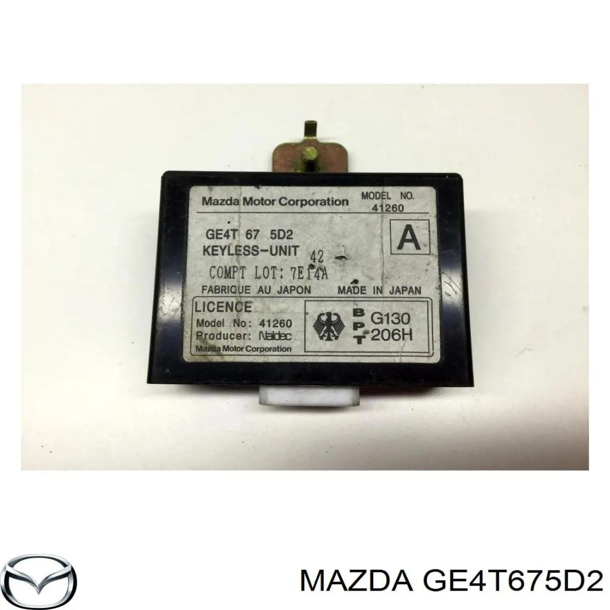 GE4T675D2 Mazda 