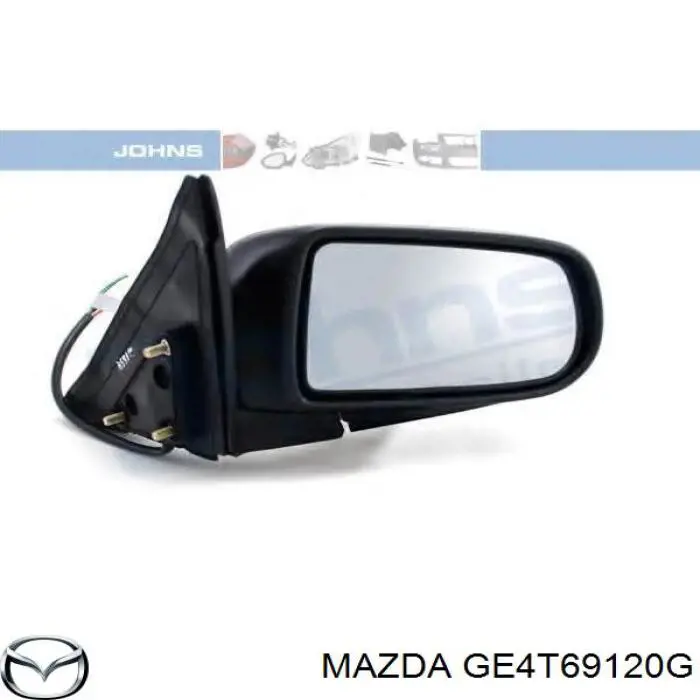 Бічне дзеркало заднього виду на Mazda 626 V 