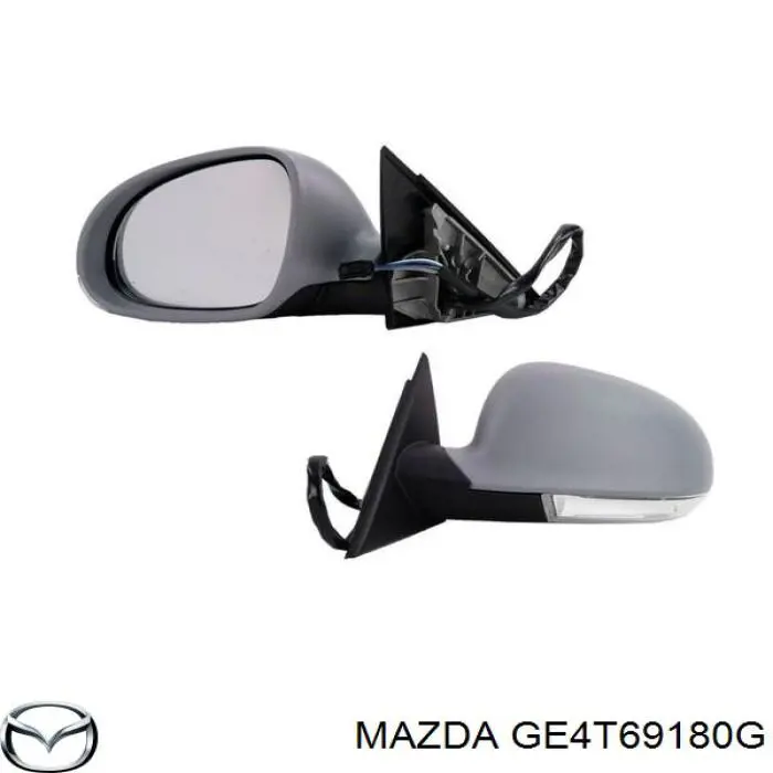  Ліве бокове дзеркало Mazda 626 5