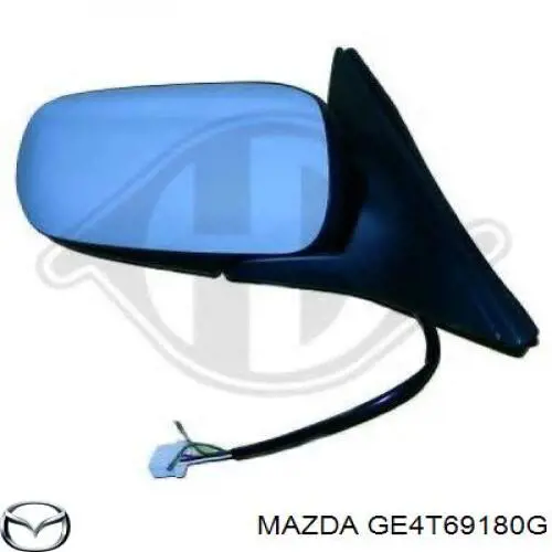 Дзеркало заднього виду, ліве GE4T69180G Mazda