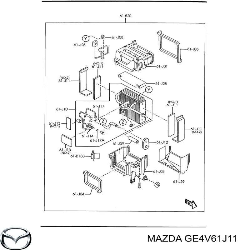  GE4V61J11 Mazda