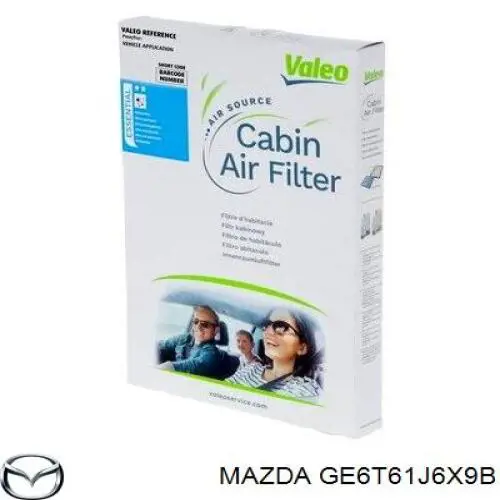 Фільтр салону GE6T61J6X9B Mazda